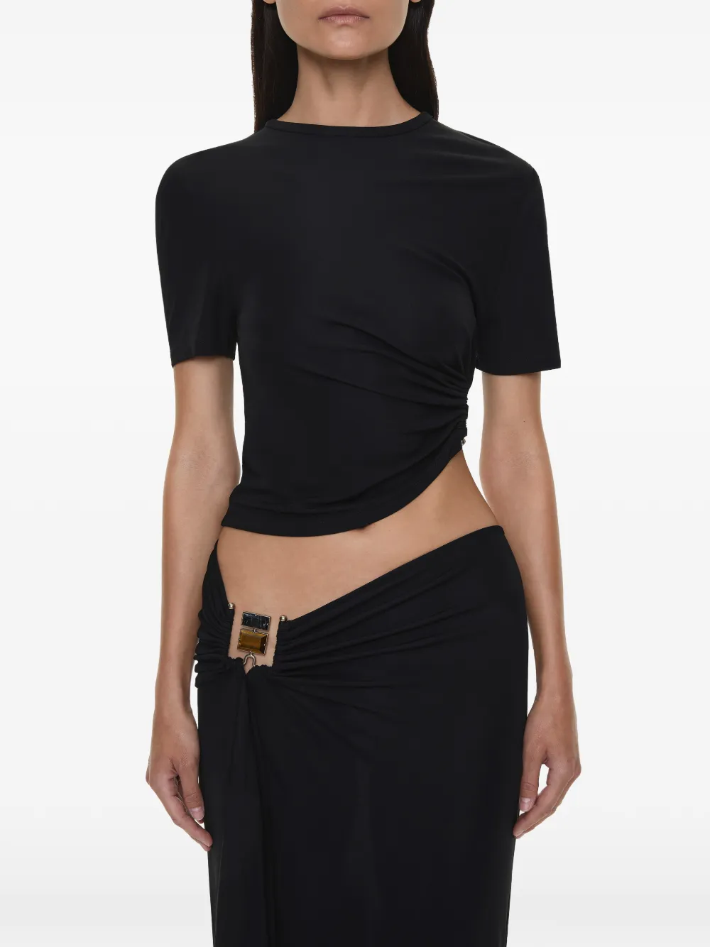 Christopher Esber Bezel Cascade Quartz maxi-rok Zwart