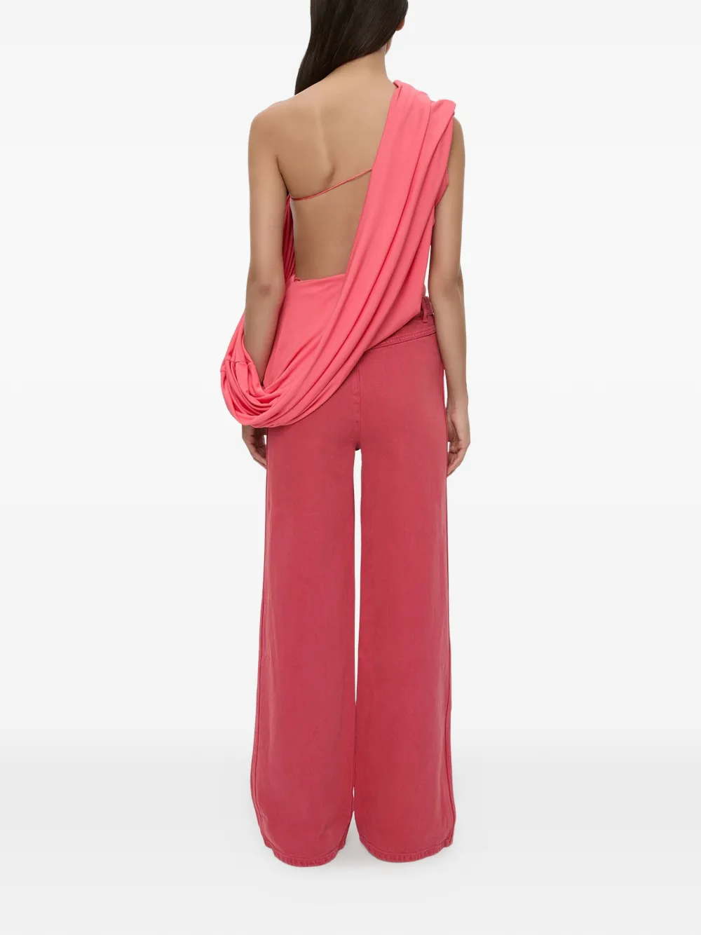 Christopher Esber Gedrapeerd T-shirt Roze