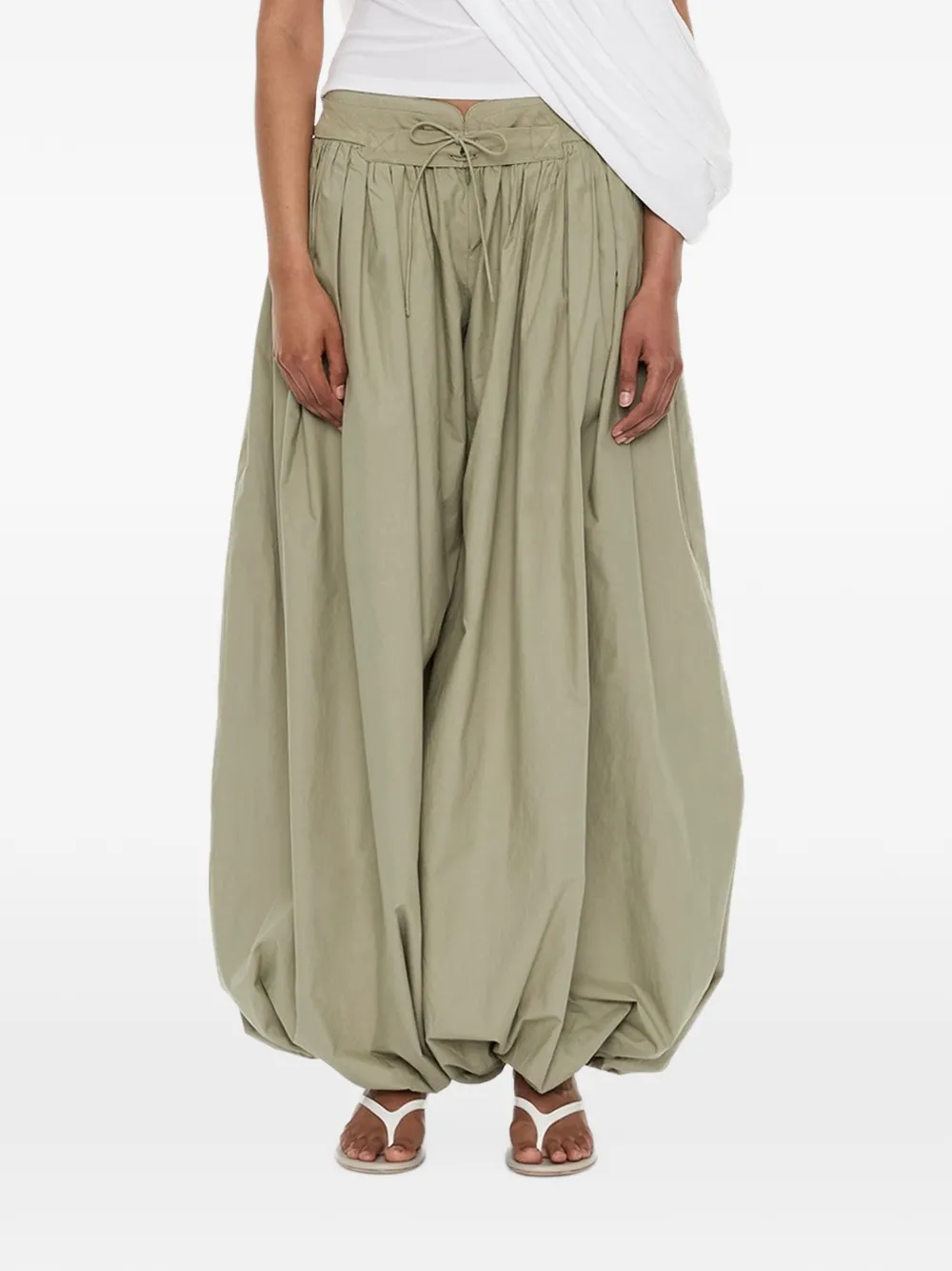 Christopher Esber Drift tapered trousers - Vert Christopher Esber Drift tapered trousers - Vert