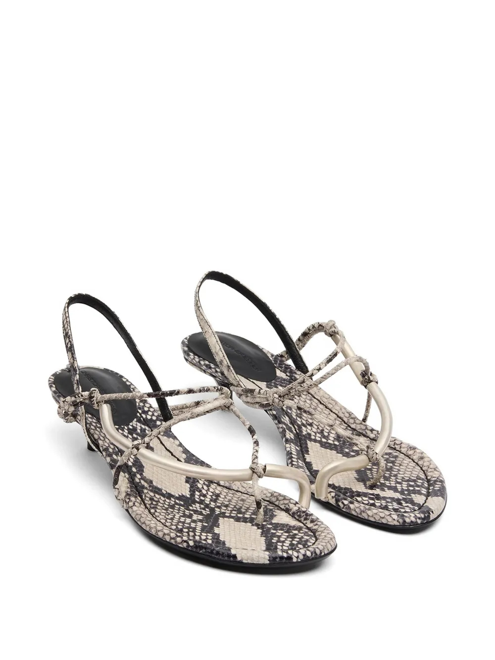 Christopher Esber Molten sandalen met hak Beige