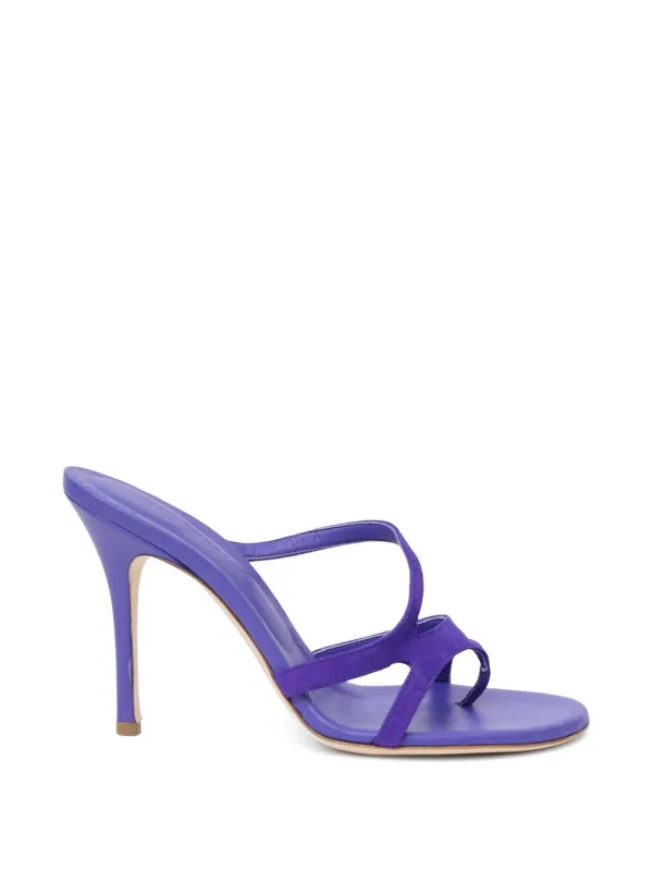 Christopher Esber Calathea Heeled Sandals in Purple