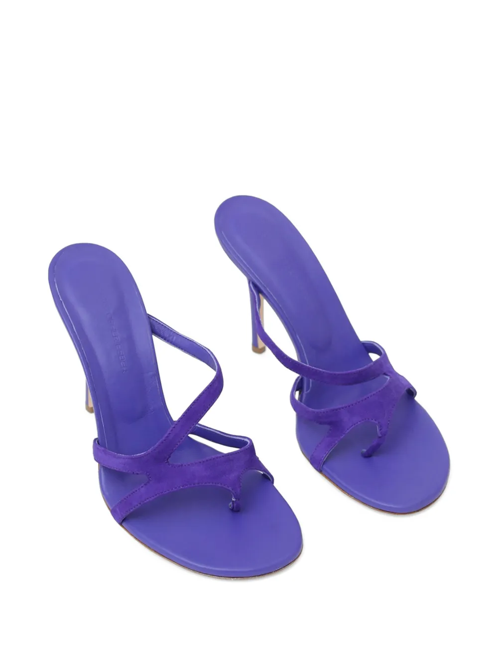 Christopher Esber Calathea sandalen met hak Paars