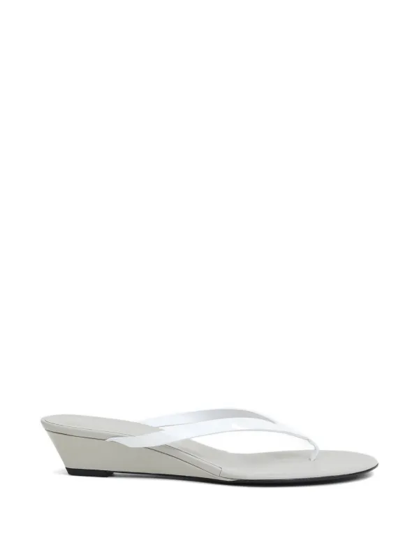 Christopher Esber Scala Wedge Sandals in White