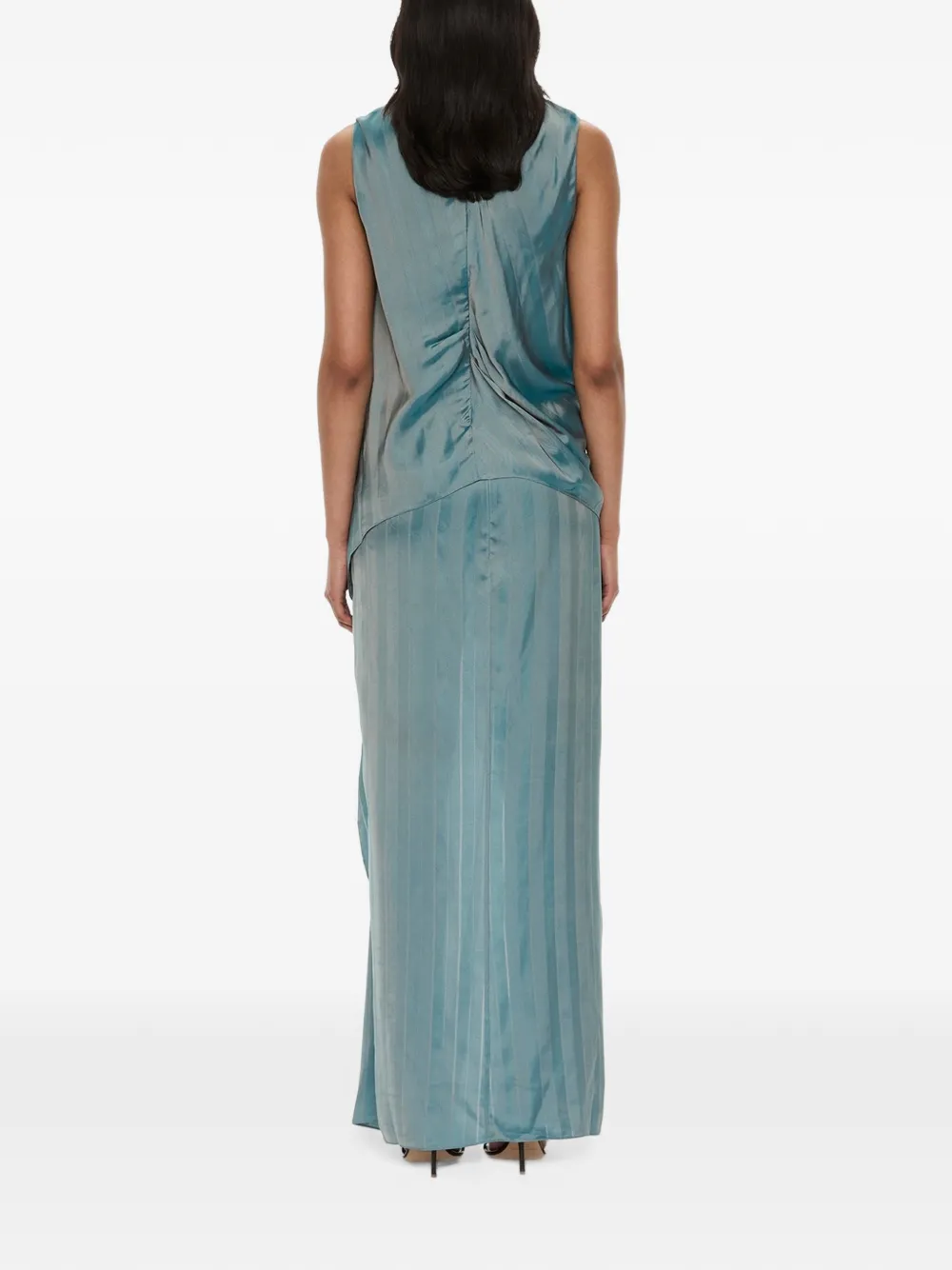 Christopher Esber Kacere gedrapeerde maxi-jurk Blauw