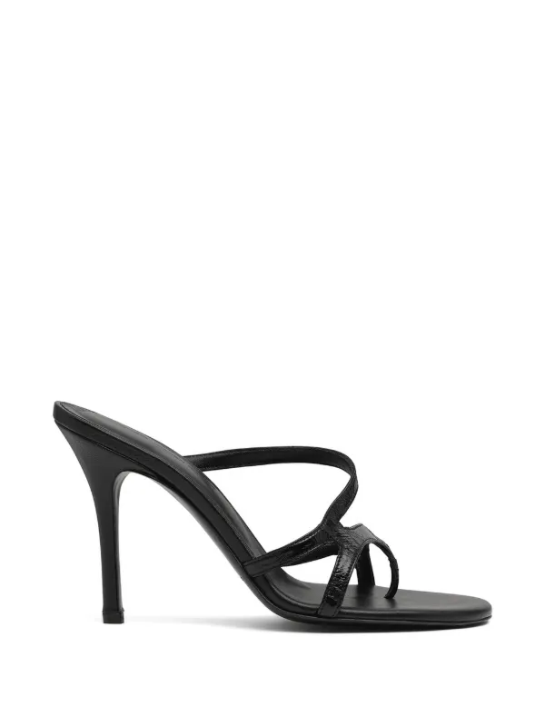 Christopher Esber Calathea Heeled Sandals in Black