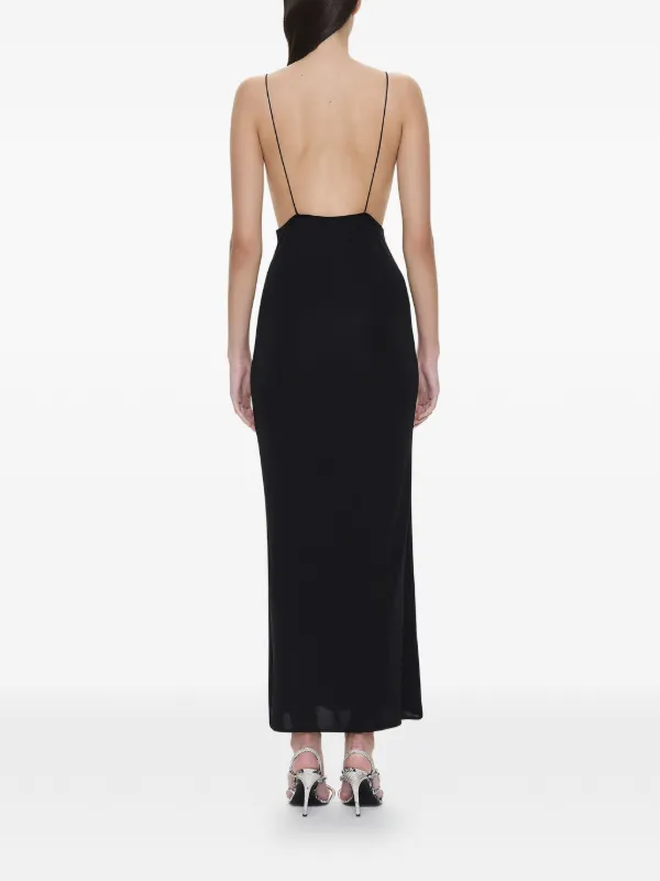 christopher esber sculpted ruched dress Christopher Esber Sculpted Ruched Maxi Dress
