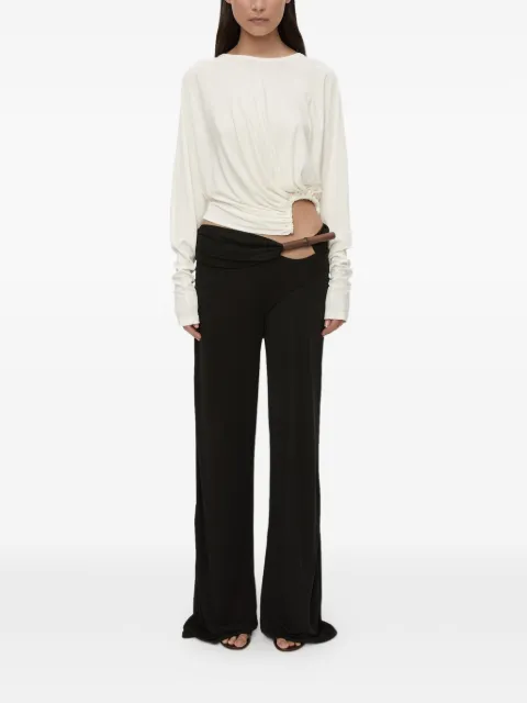 Christopher Esber cut-out chime trousers