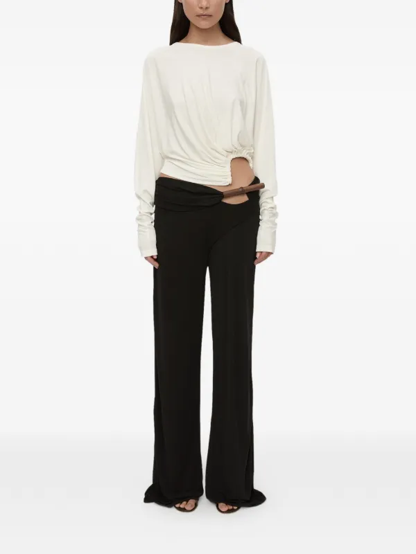 Christopher Esber Cut-out Chime Trousers in Black