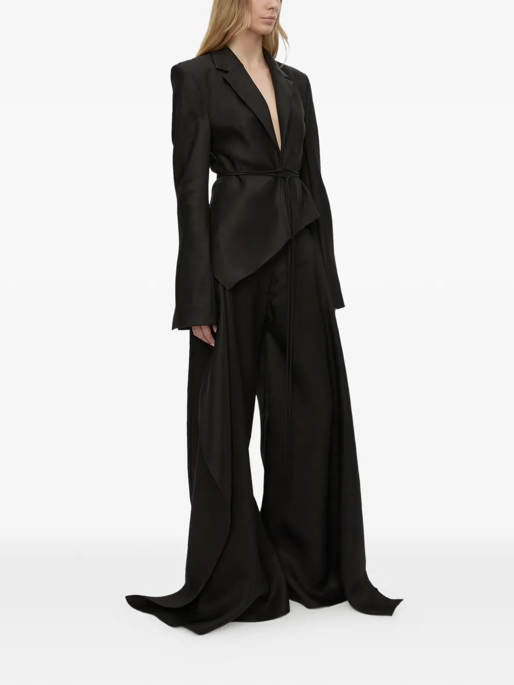 Christopher Esber Released Towel broek Zwart