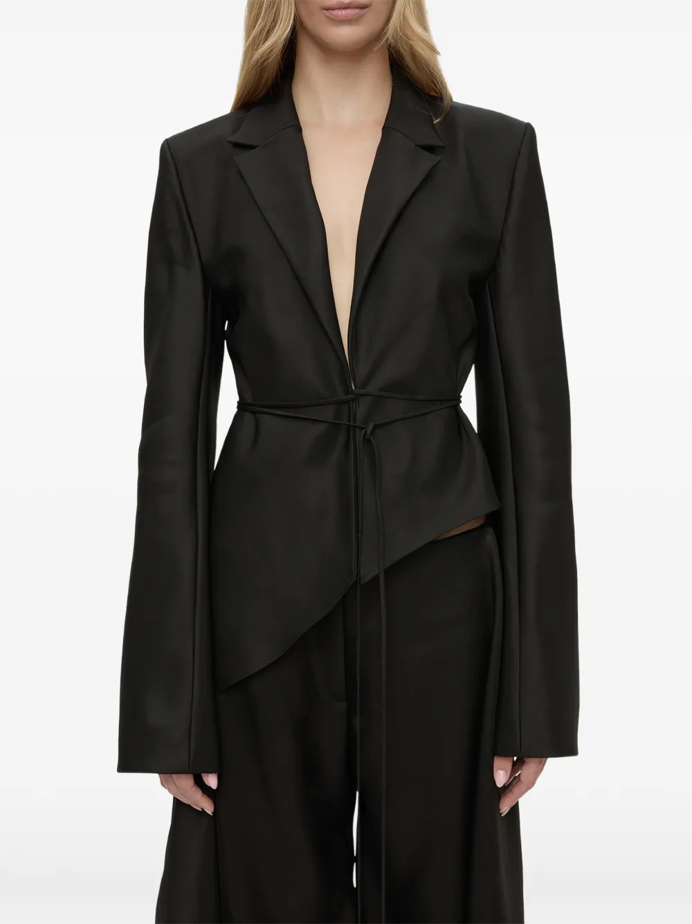 Christopher Esber Released Towel broek Zwart
