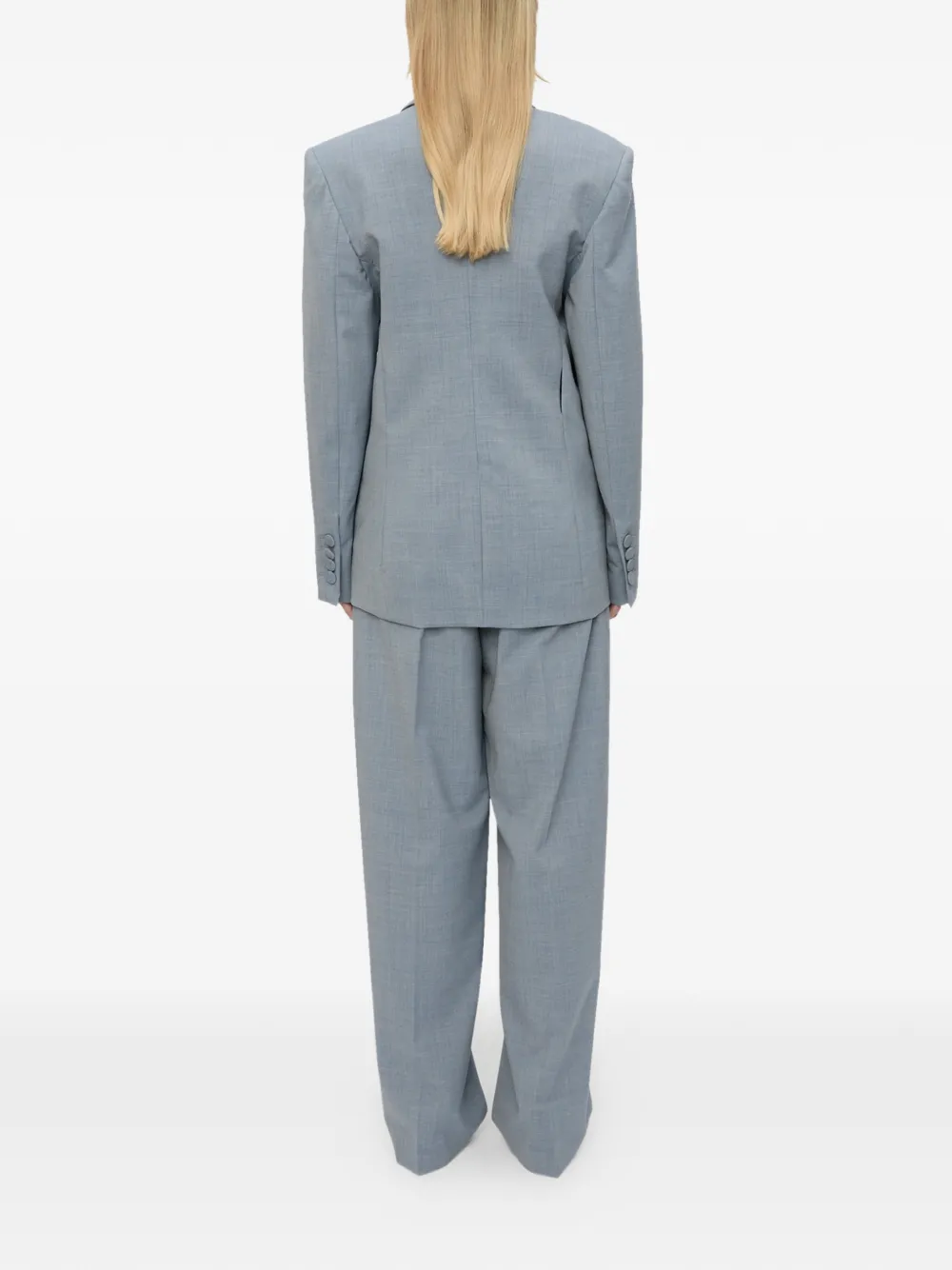 Christopher Esber Slashed Bikini Blazer in Blue, view 4