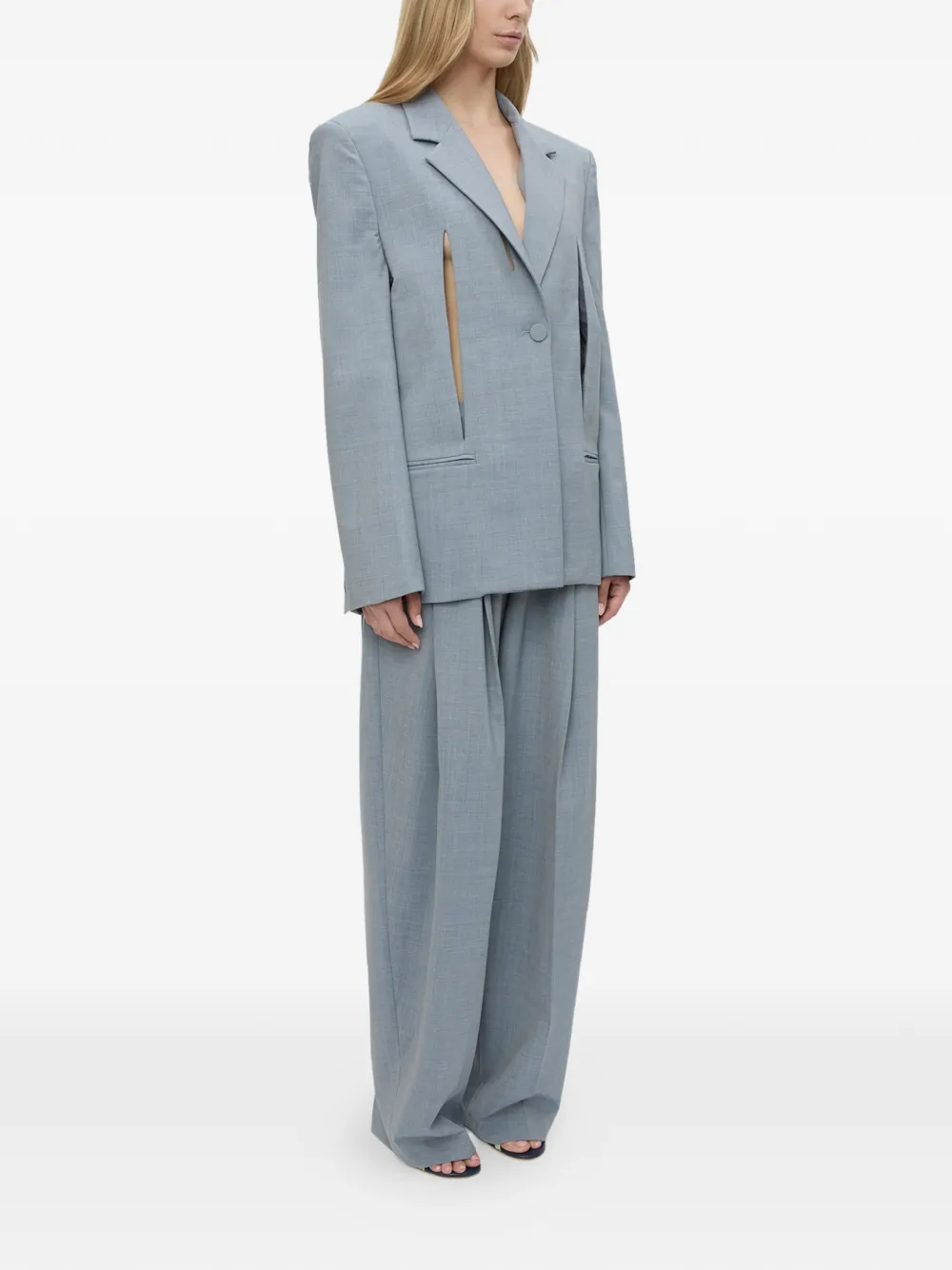  Christopher Esber Blazer Slashed Bikini - Azul 