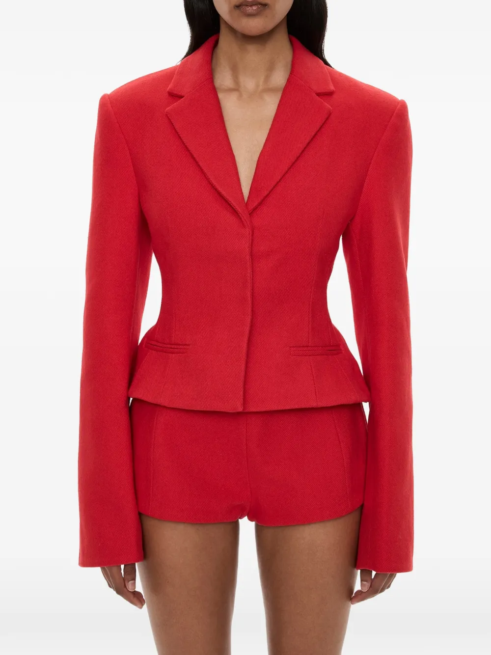 Christopher Esber Marnette tailored cropped blazer - Rouge