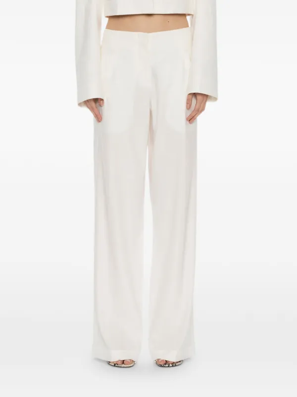 Christopher Esber Redux Palazzo Pants in White