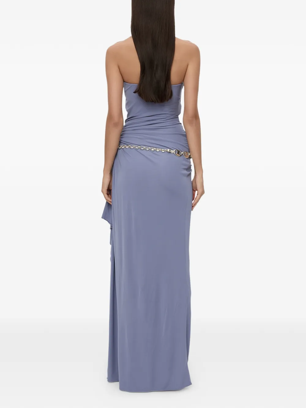 Christopher Esber Strapless avondjurk met kristallen Blauw