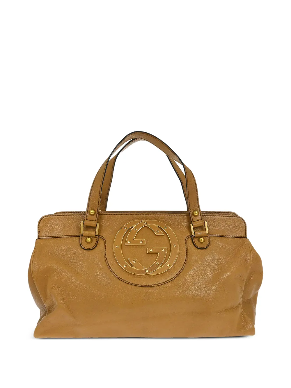 Gucci Pre-Owned Borsa a mano in pelle anni '90 - Toni neutri