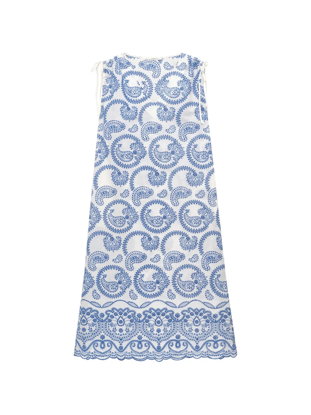 MALIPARMI broderie anglaise dress - Bianco