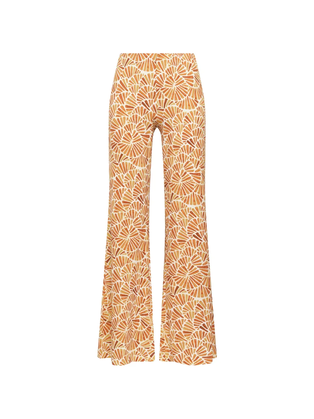 MALIPARMI elasticated-waist printed trousers - Arancione