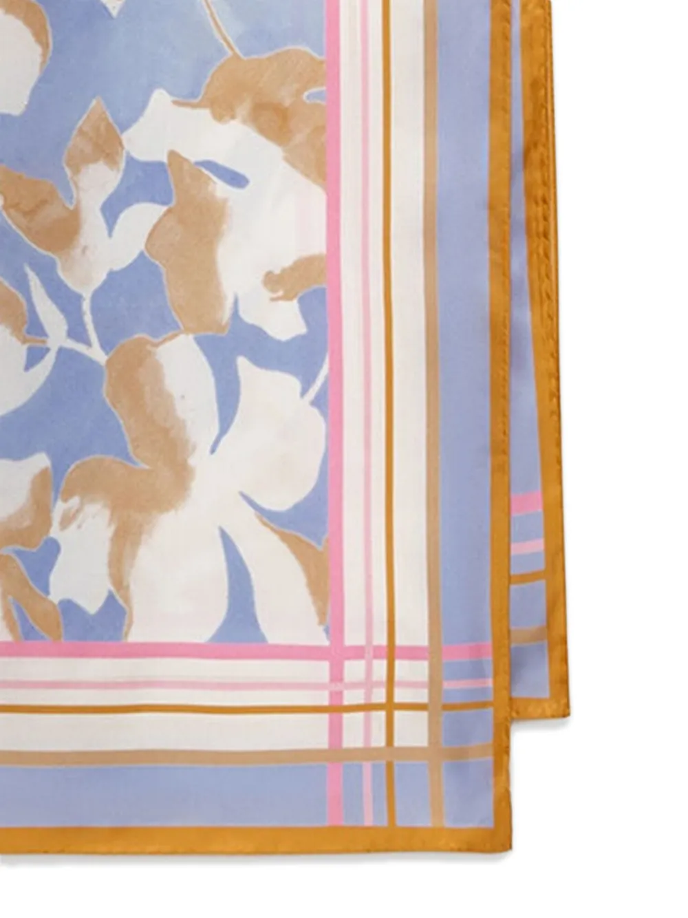 MALIPARMI Sjaal met bloemenprint Blauw