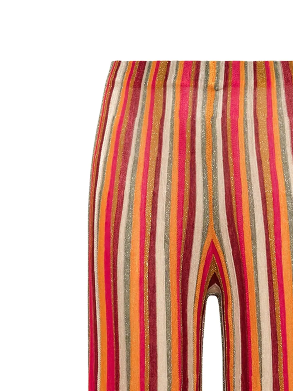  Maliparmi Stripes Trousers - Red 