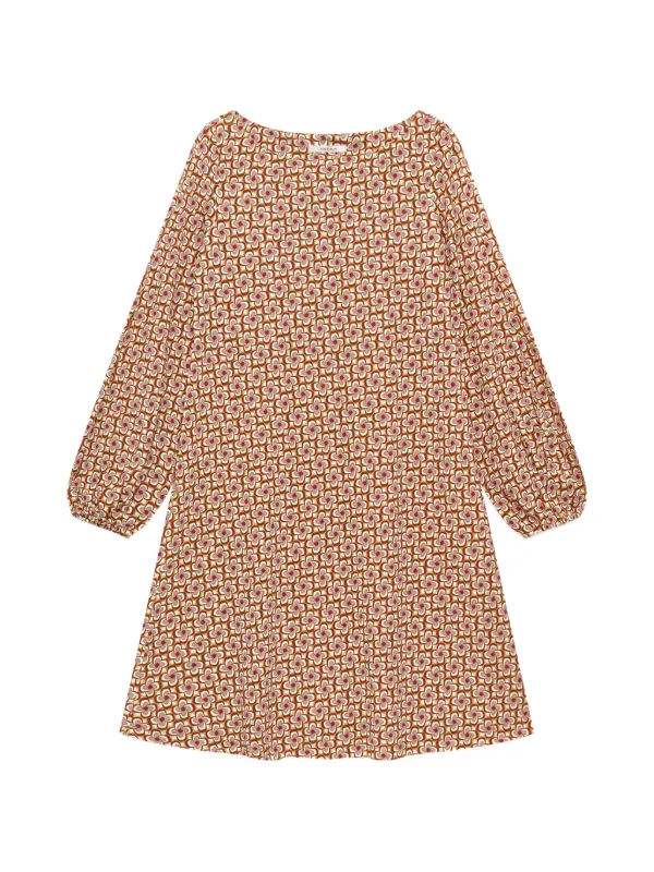 a line mini dress brown MALIPARMI Mouliné A-line | hugging fit Bright Fuchsia Ganni Wild Orchid Pink Save with Multi-Packs:6 Pairs
