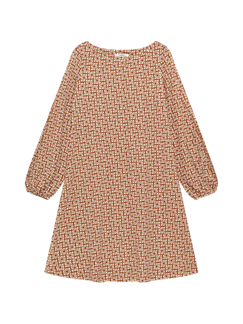  Maliparmi Mouliné A-line Mini Dress - Brown 