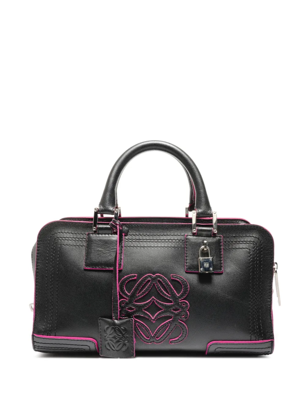 Loewe Pre-Owned 2000s Amazona 28 Anagram leather handbag - Nero