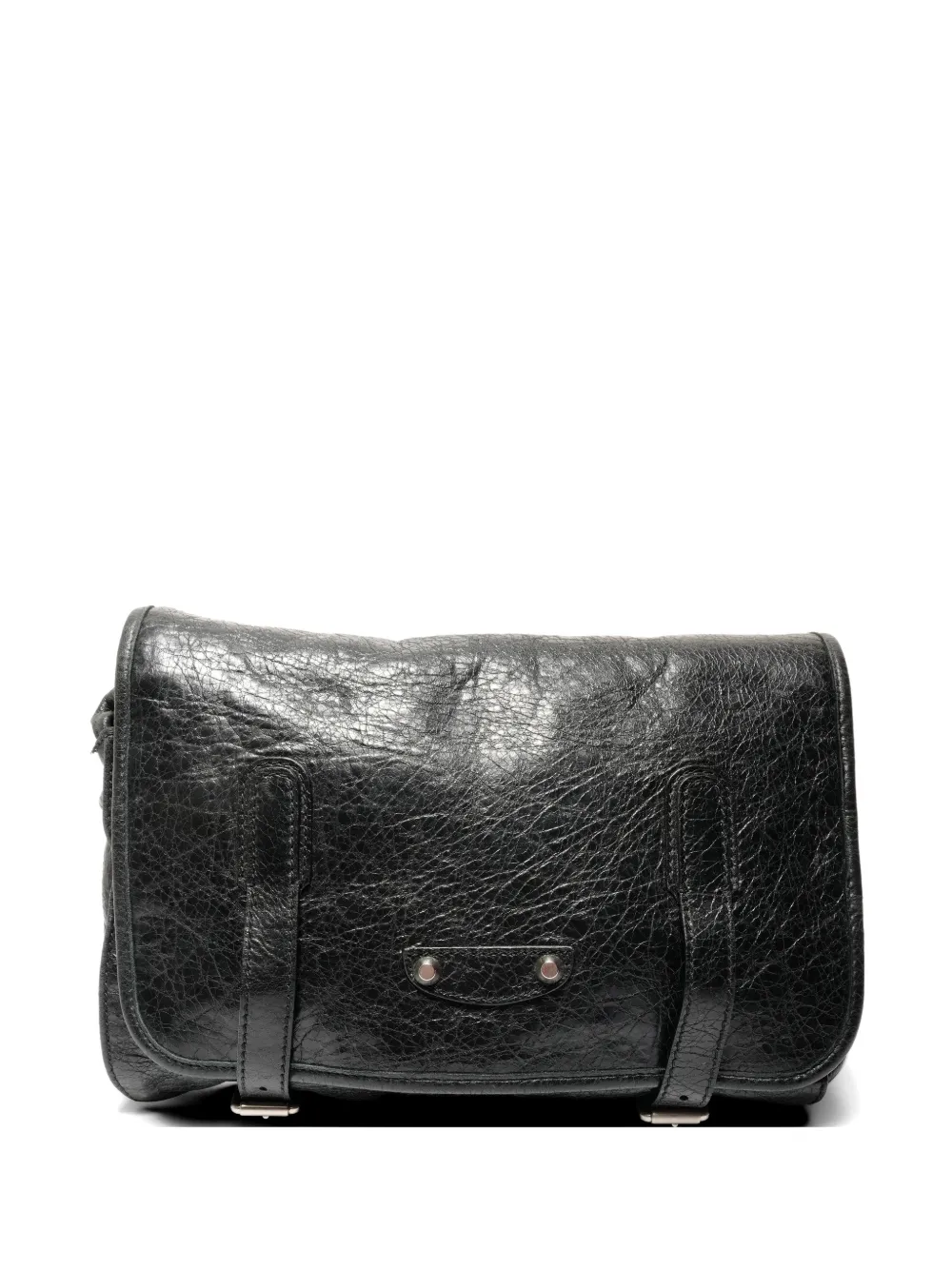 Balenciaga Pre-Owned 1990-2000s Wrinkle Processing clutch bag - Nero