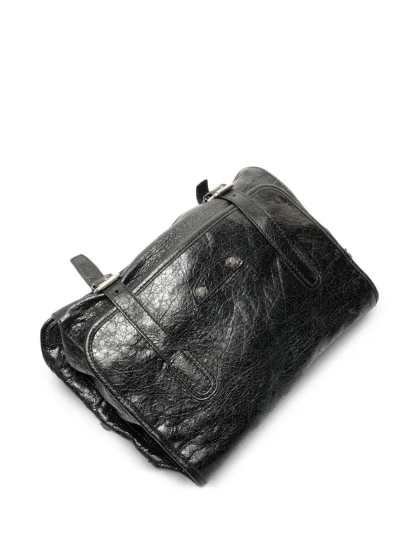 Balenciaga Pre-Owned クラッチバッグ Balenciaga Pre-Owned 1990-2000s Wrinkle Processing クラッチバッグ