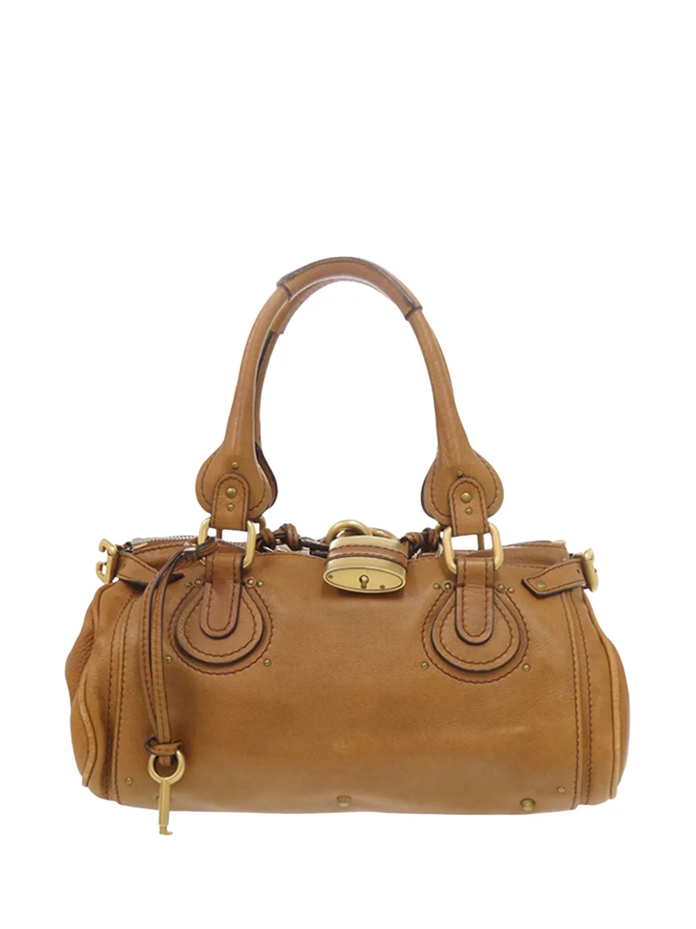 Chloé Pre-Owned 2007 Leather Paddington handbag - Marrone
