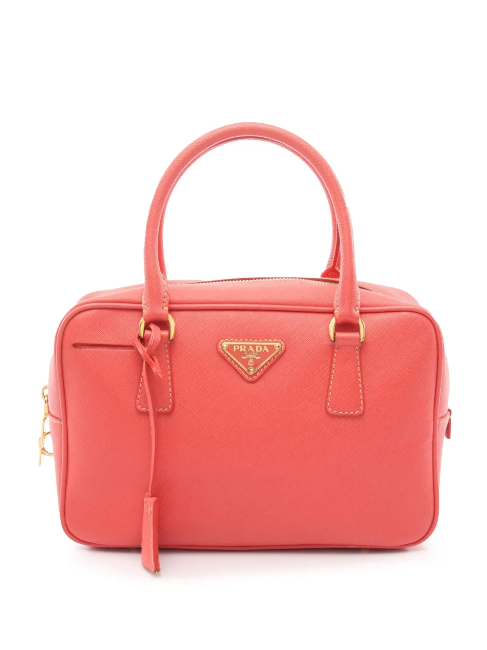 Prada Pre-Owned 2013-2025 Saffiano Logo handbag - Rosa