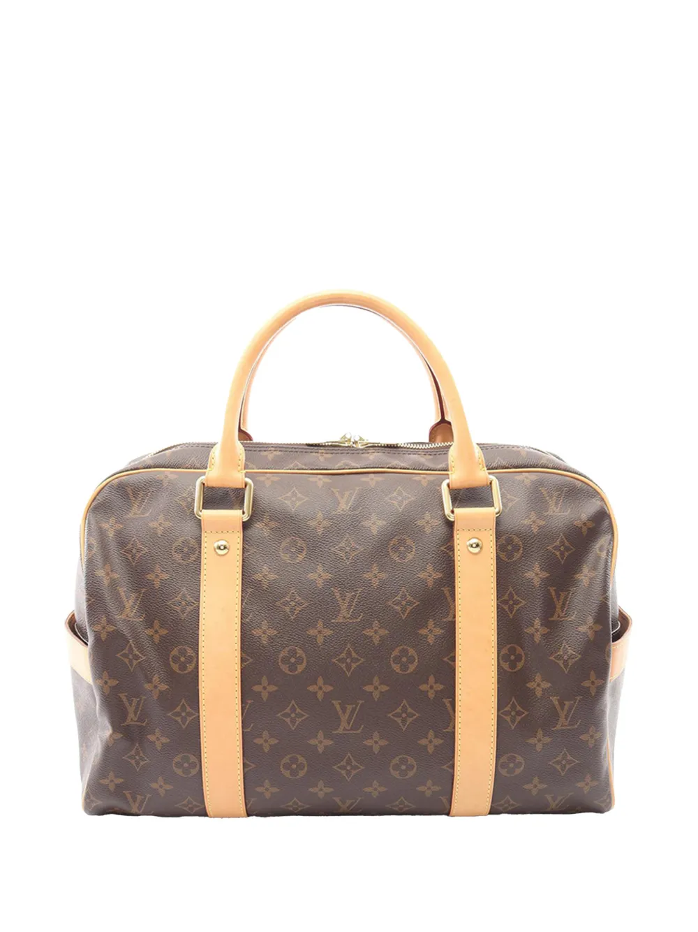 Louis Vuitton Pre-Owned 2017 Monogram Carryall travel bag - Braun