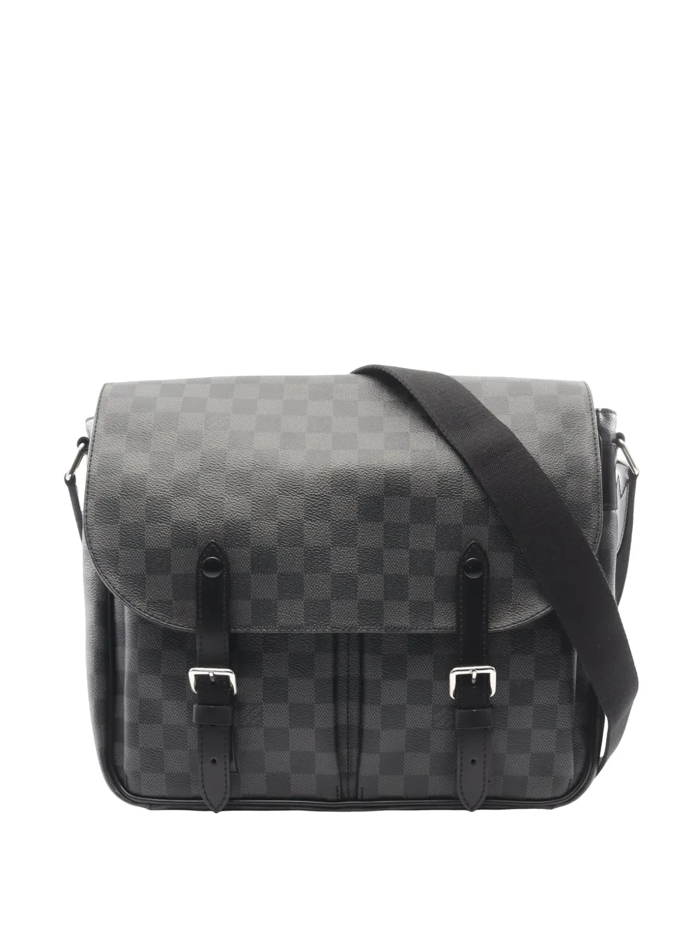 Louis Vuitton Pre-Owned 2015 Damier Graphite Christopher Messenger Bag crossbody bag - Nero