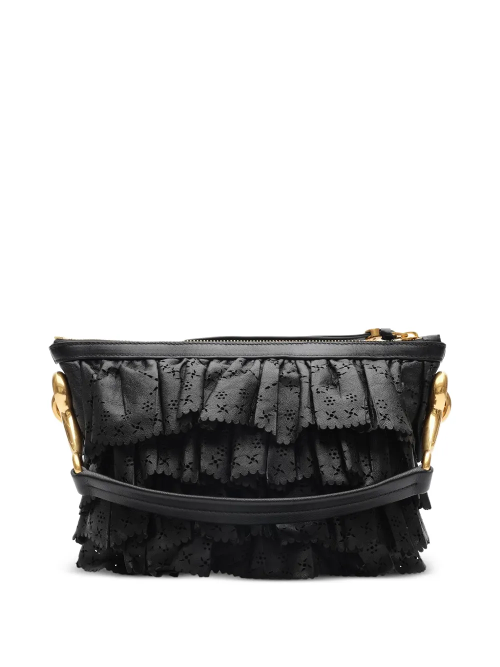 Burberry Mini-tas met ruches Zwart