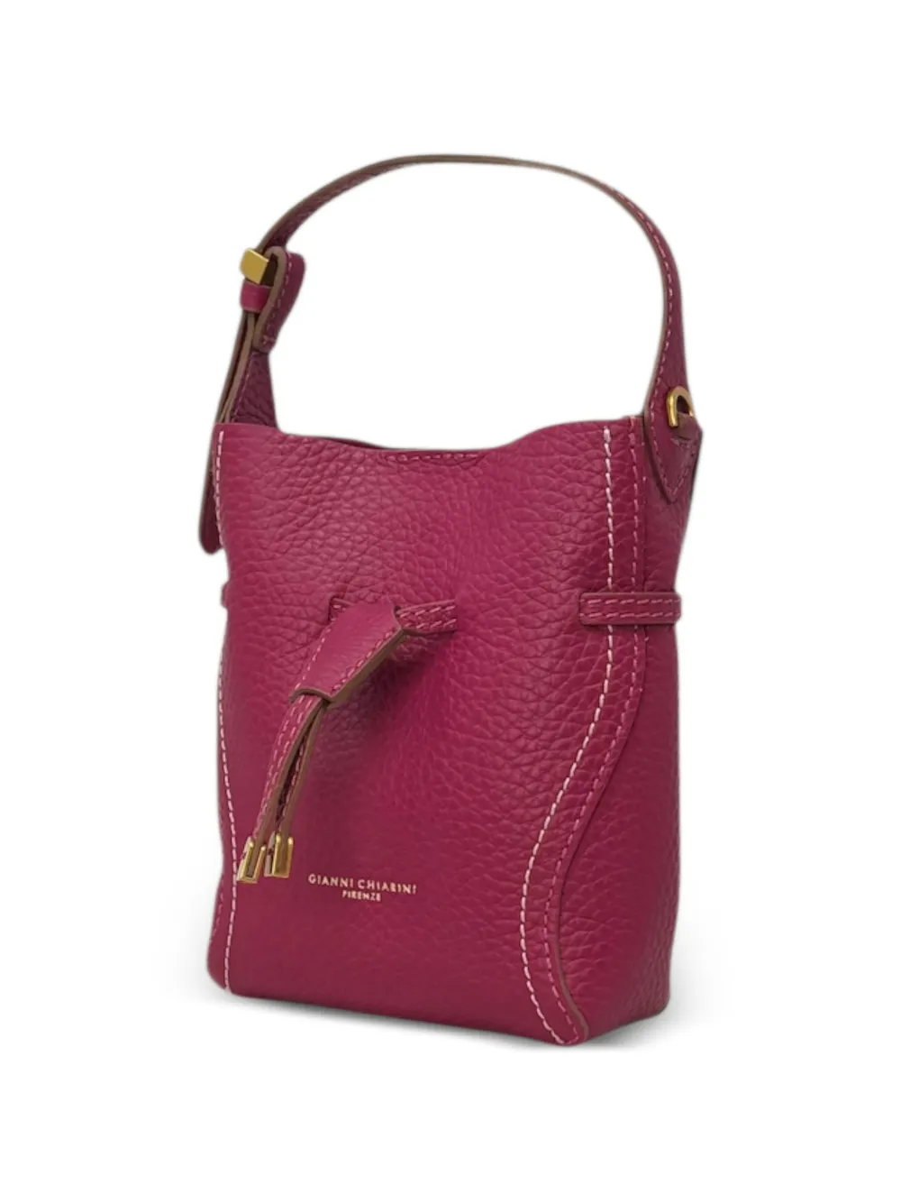 GIANNI CHIARINI Sienna schoudertas met trekkoord Roze