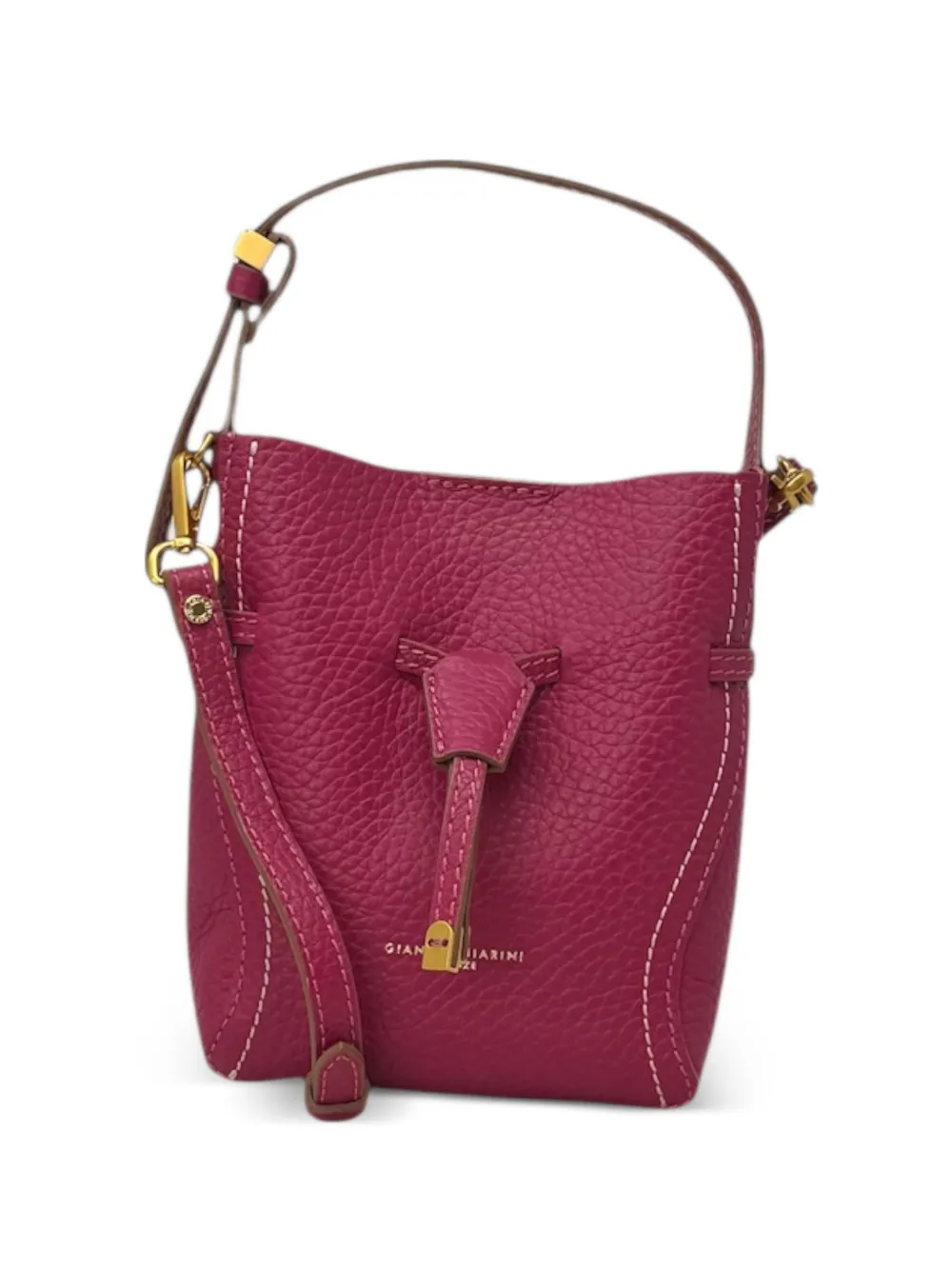 GIANNI CHIARINI Sienna drawstring shoulder bag - Rosa