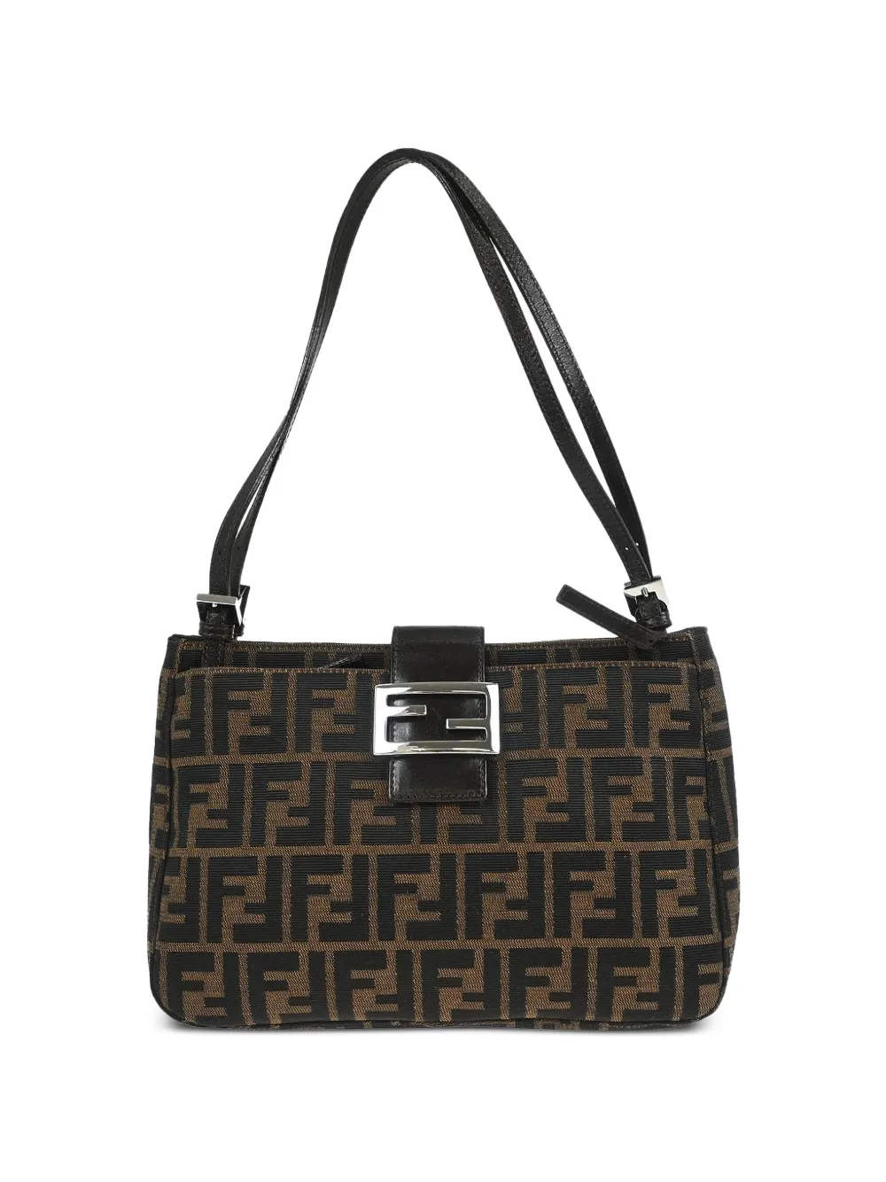 Fendi Pre-Owned Borsa a mano con motivo Zucca 2000 - Nero