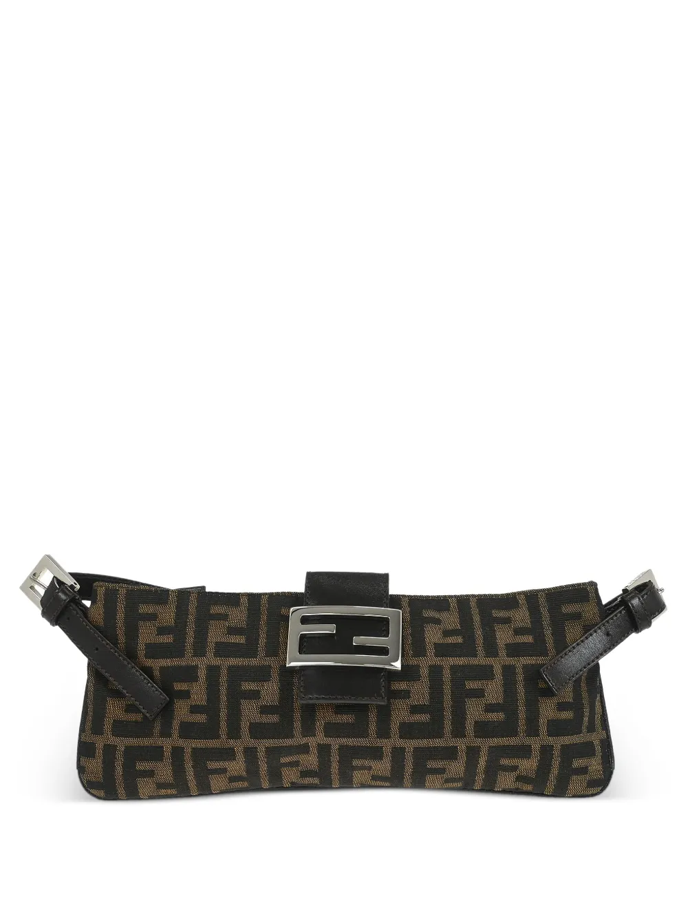 Fendi Pre-Owned Borsa a spalla con motivo Zucca 2000 - Nero