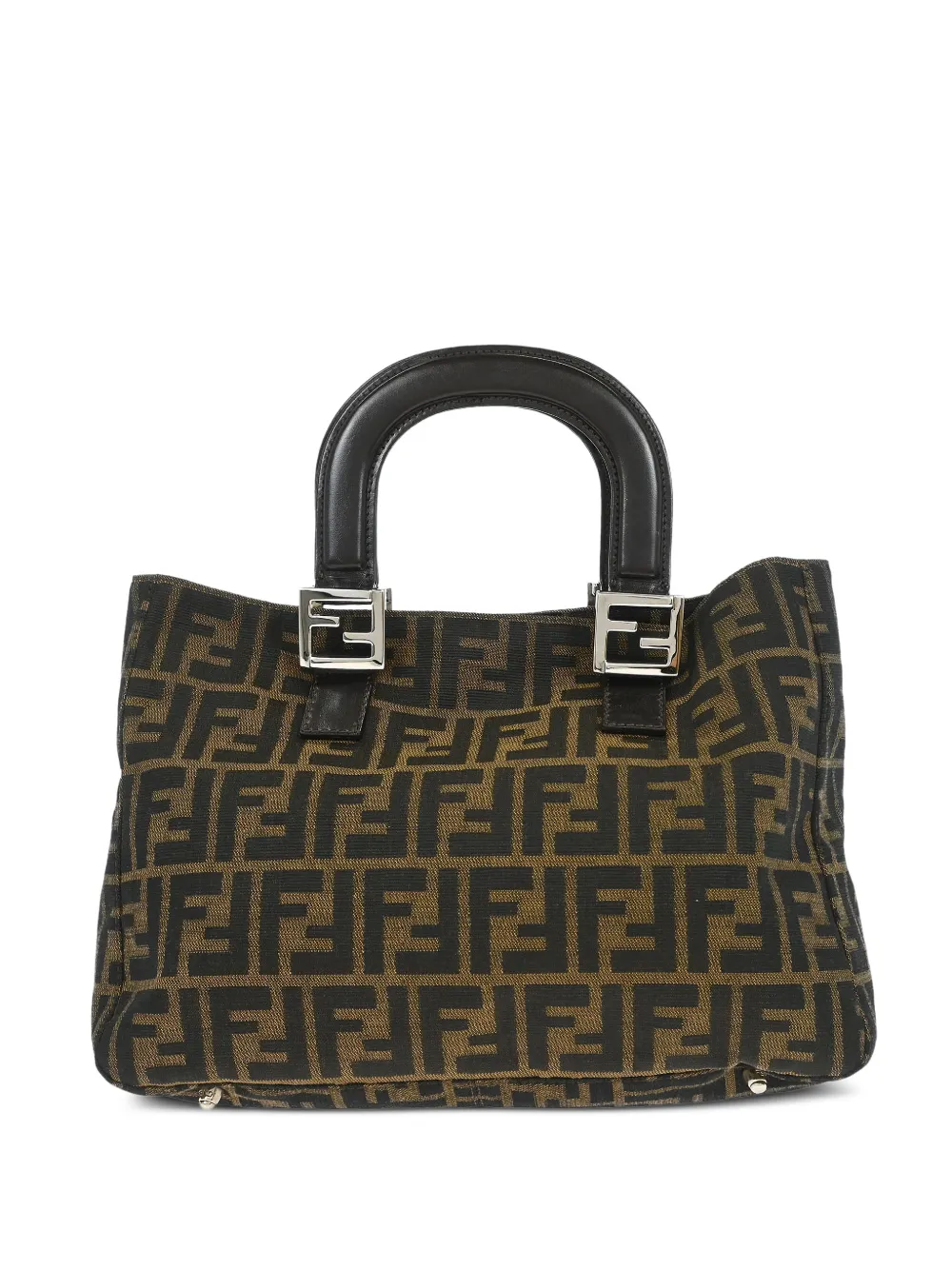 Fendi Pre-Owned Borsa tote in tela con motivo Zucca 2000 - Nero