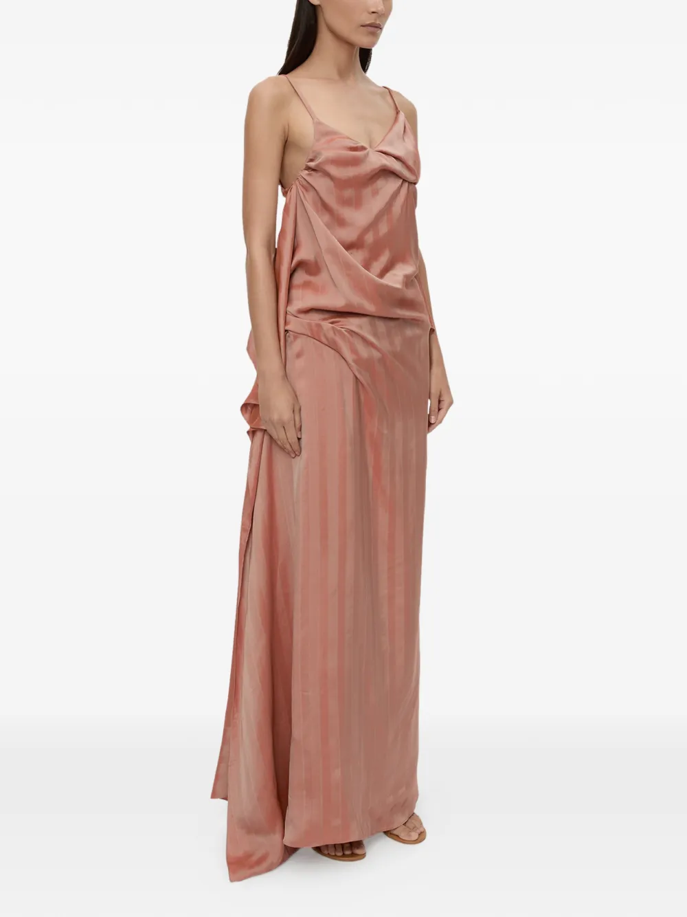 Christopher Esber Kacere maxi-jurk Roze