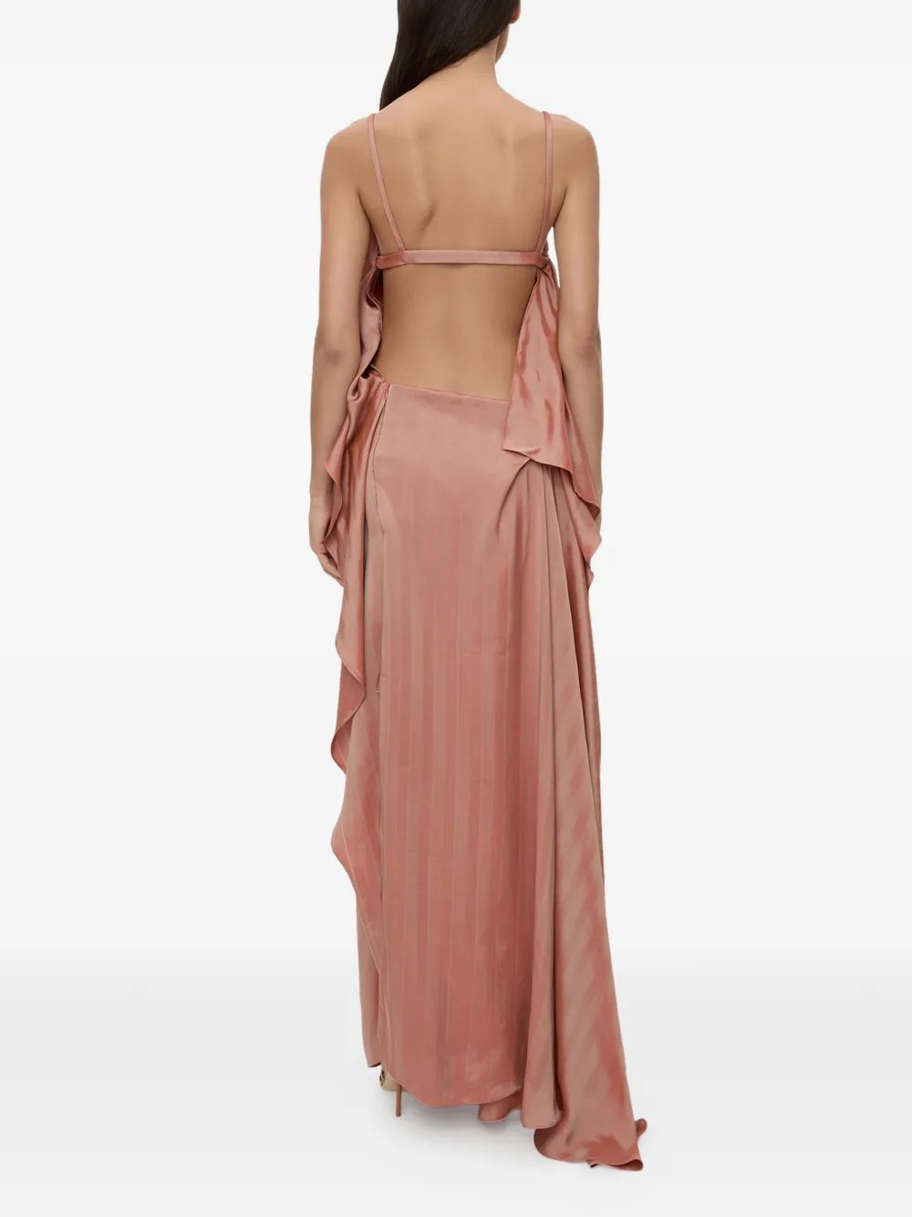 Christopher Esber Kacere maxi-jurk Roze