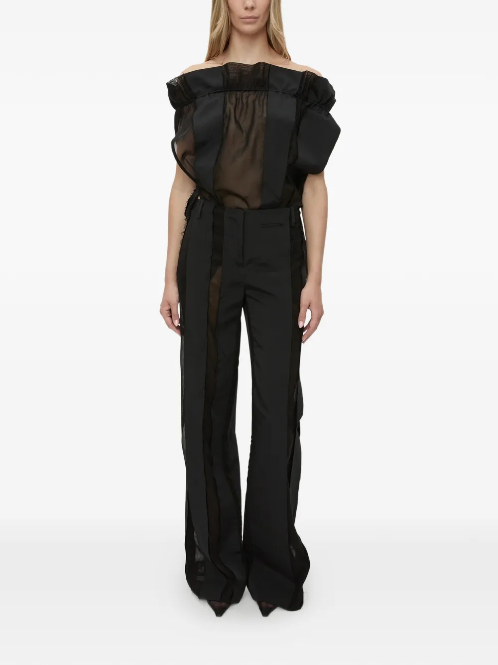 Christopher Esber Ignis spliced trousers - Black