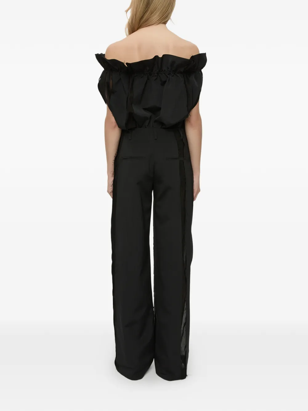 Christopher Esber Ignis parachute blouse Zwart