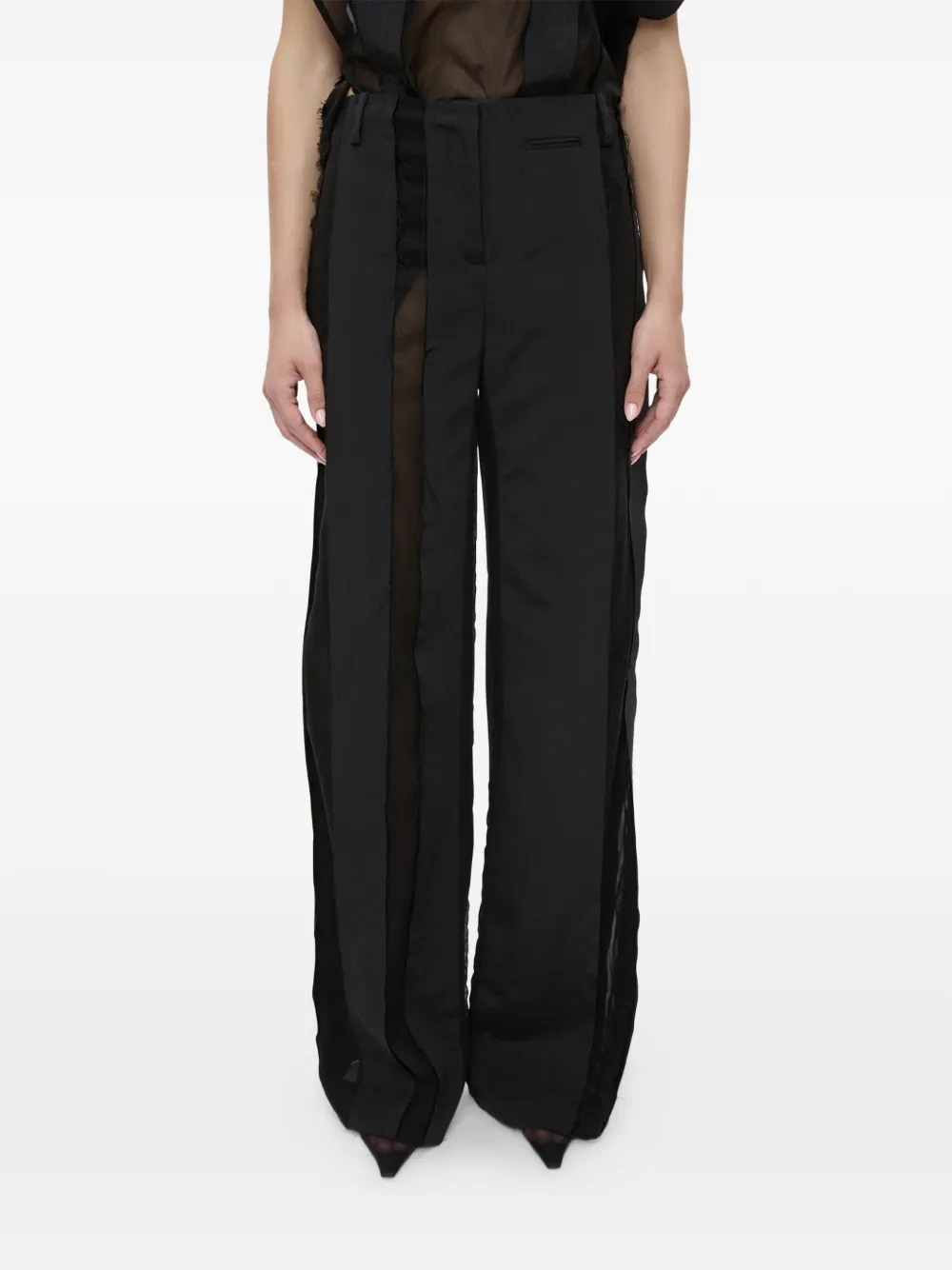 Christopher Esber Ignis parachute blouse Zwart