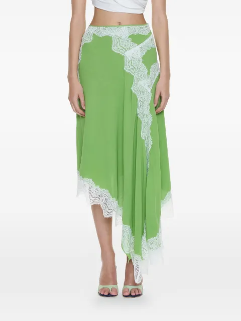 Christopher Esber Verve lace-detail asymmetric skirt