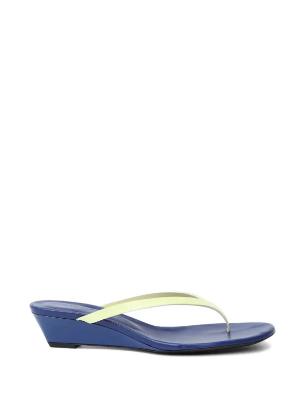 Christopher Esber Scala Wedge Sandals in Blue