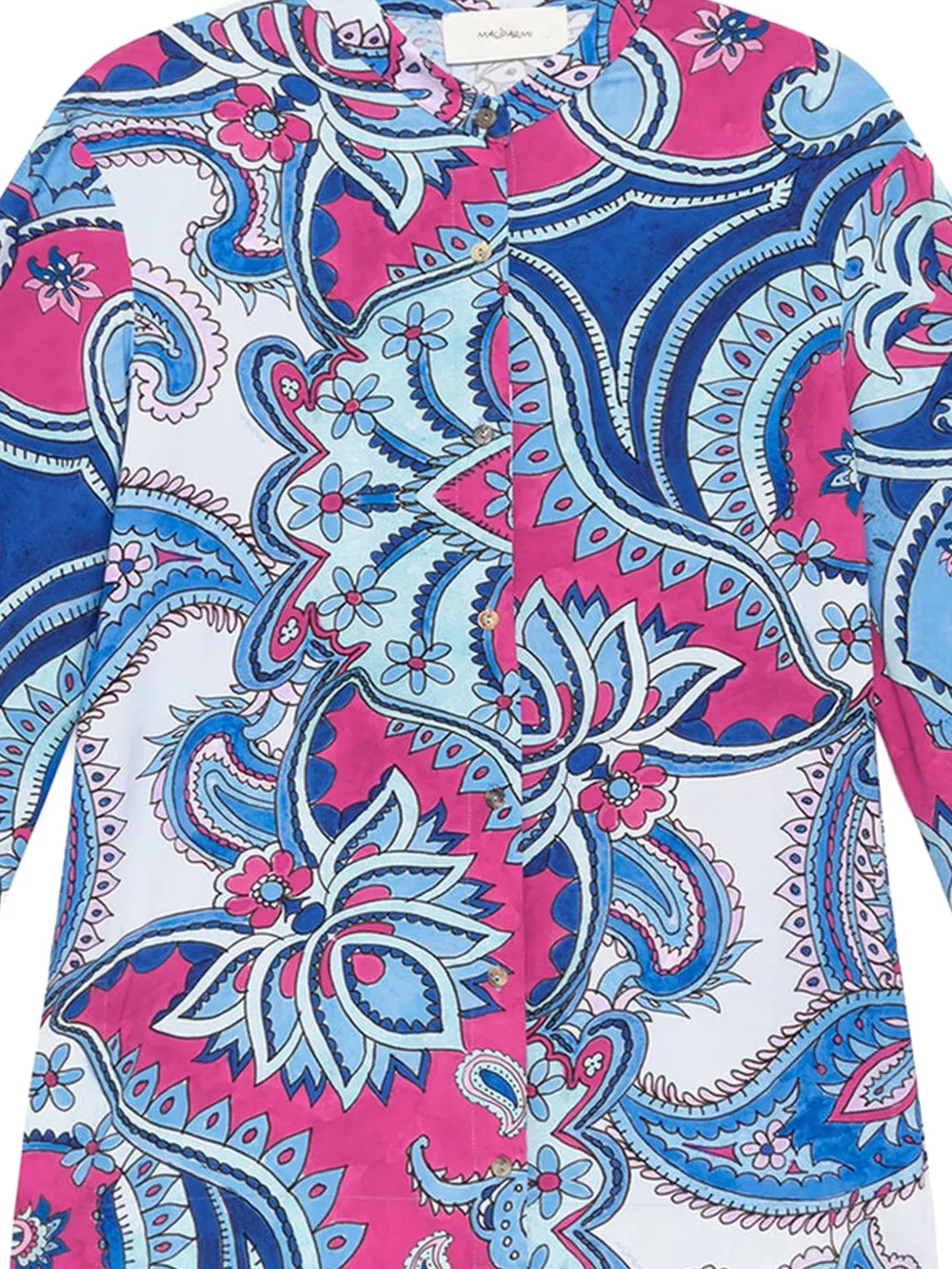 Maliparmi Paisley-print Shirt - Blue 
