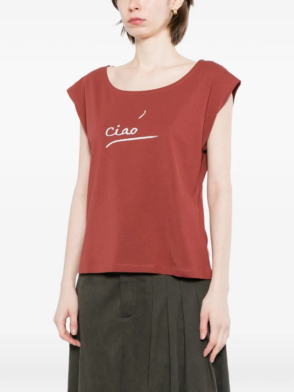Agnès B. Source Tank In Brown
