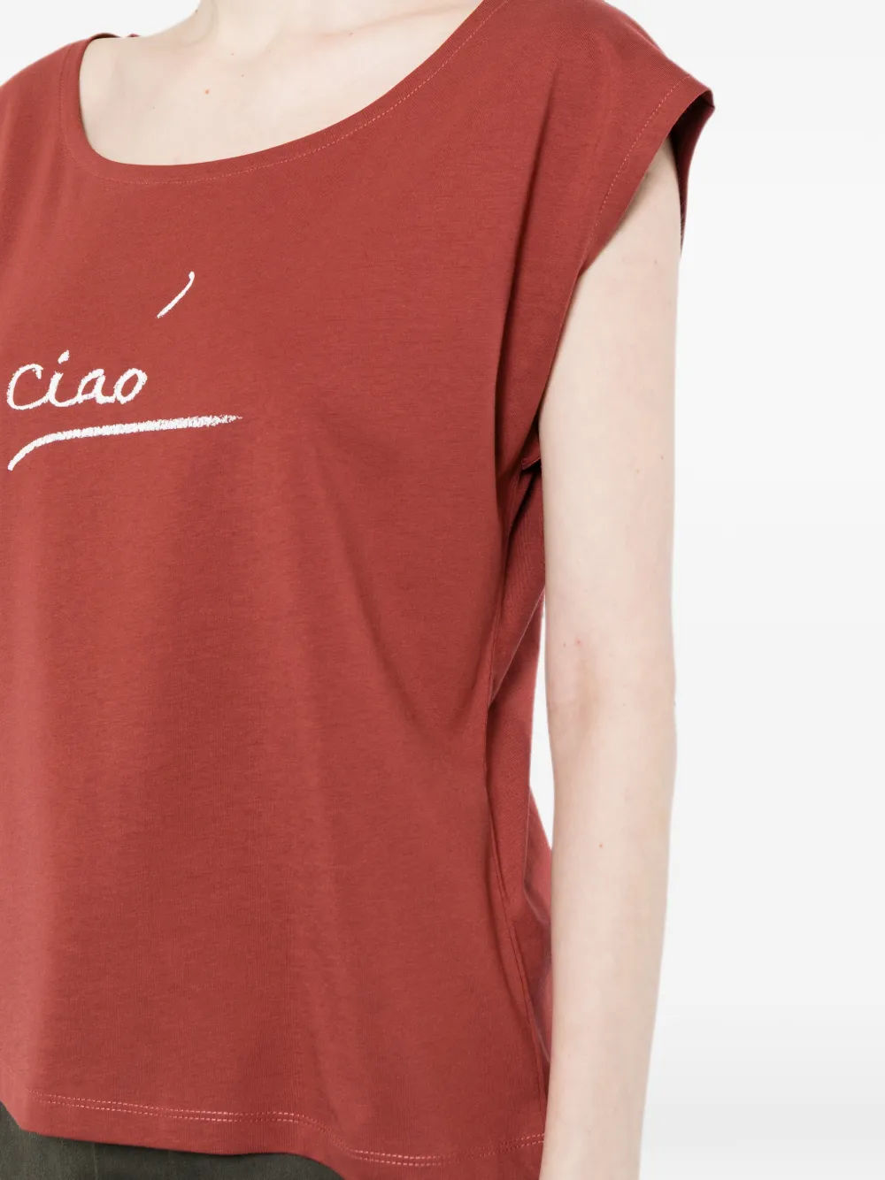 Agnès B. Source Tank In Brown