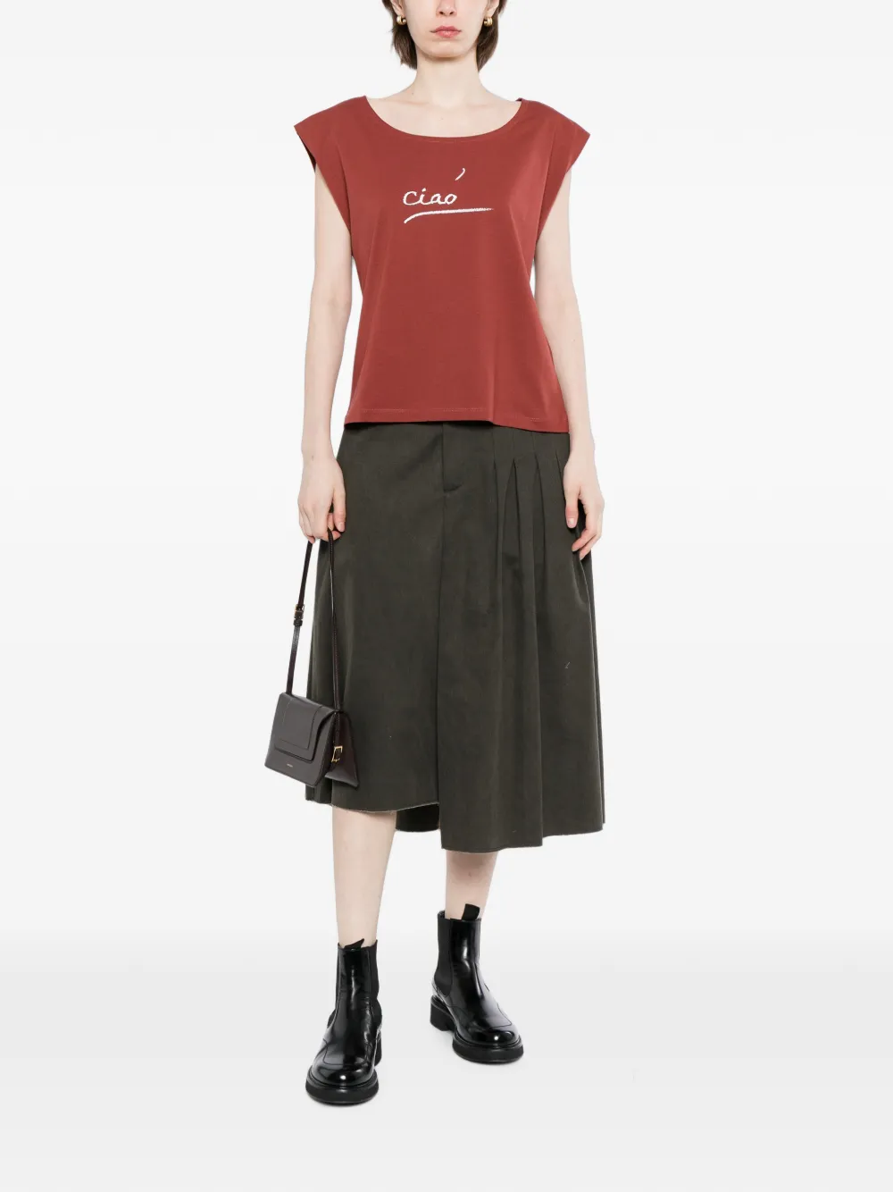 Agnès B. Source Tank In Brown